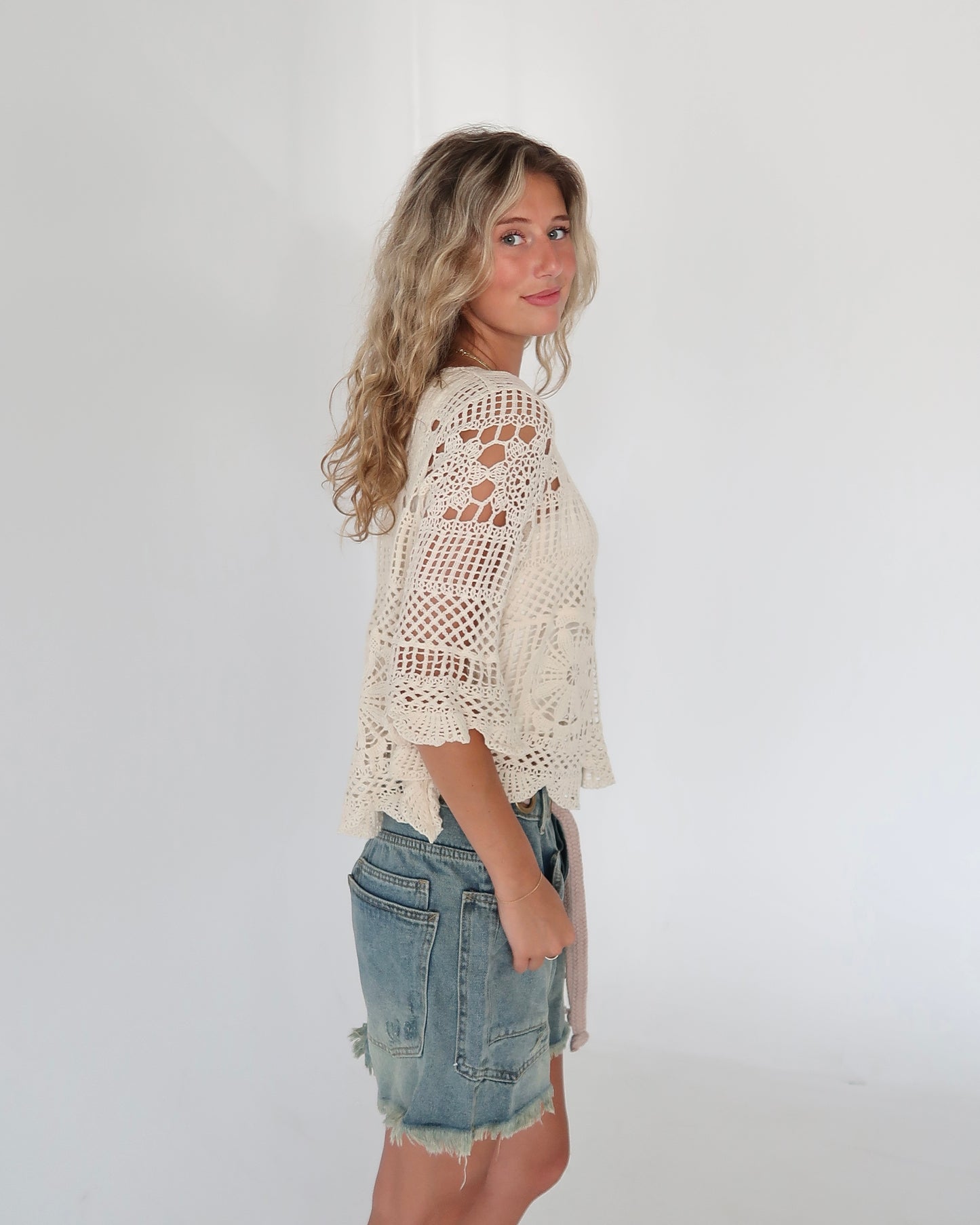 IRIS CROCHET TOP