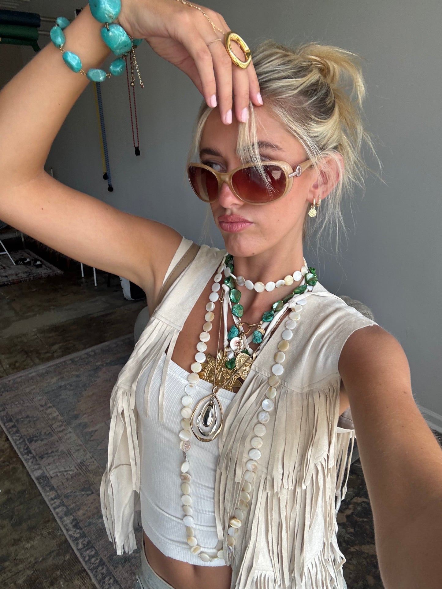 SLOANE FRINGE VEST