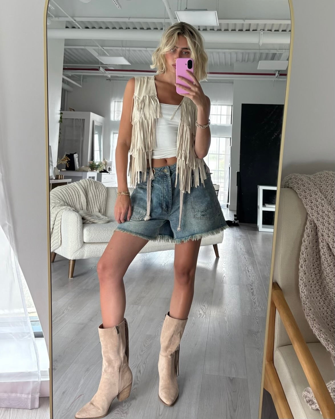 INDY DENIM SHORTS