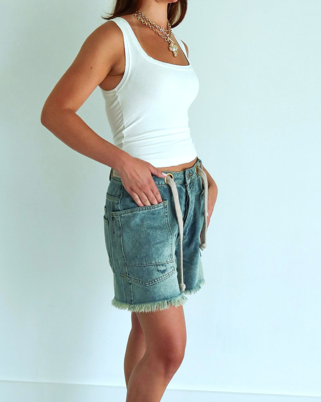 INDY DENIM SHORTS