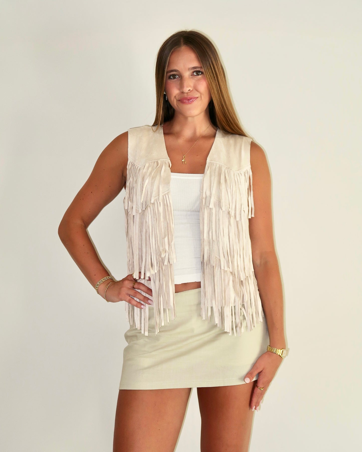 SLOANE FRINGE VEST
