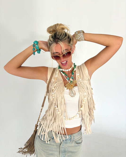 SLOANE FRINGE VEST