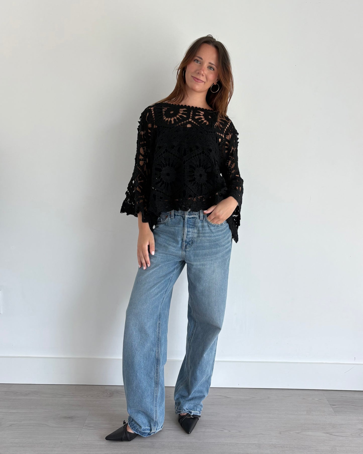 MAEVE CROCHET TOP